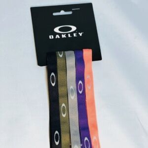 Oakley 5 Pack Head Band Sweat Gym Jogging Running Black Pink Purple Gray Green